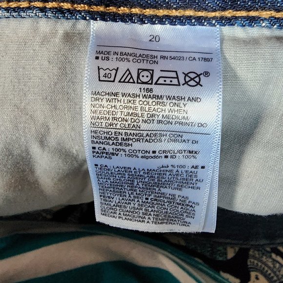 NWT OLD NAVY Mid Rise Slouchy Taper Size 20 NWT - Picture 8 of 8